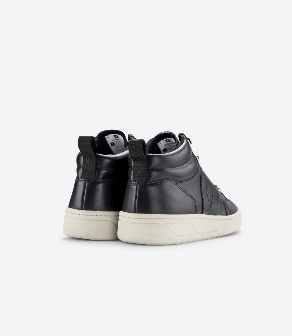 Veja Sneakers Mens - Roraima Leather - Black - 2648PGKBM